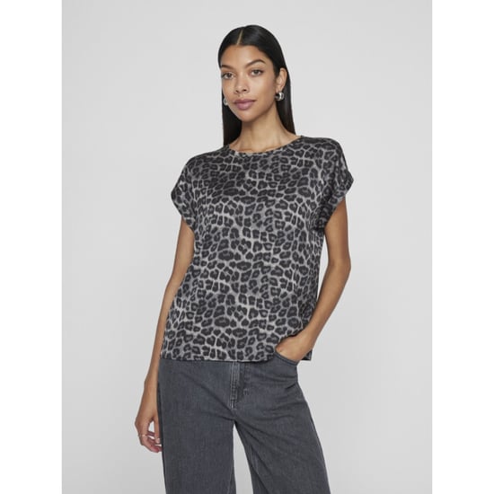 Vila Viellette ss full satin top dessin - Image 2