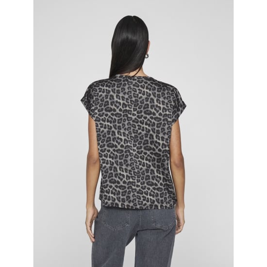 Vila Viellette ss full satin top dessin - Image 4
