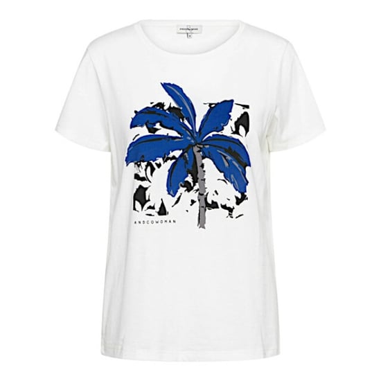 &Co Woman &co women t-shirt samira white/cobalt - Image 1