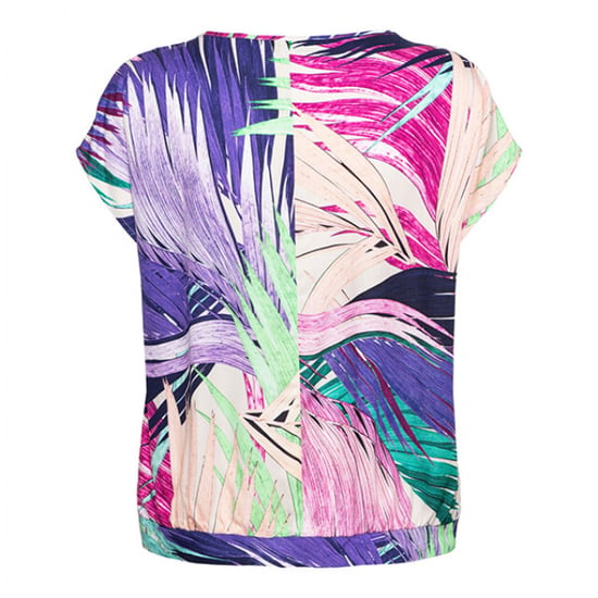 &Co Woman &co women top elvira leaf turquoise multi - Image 2