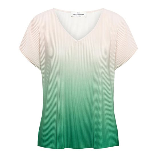 &Co Woman &co women top jade plisse green - Image 1