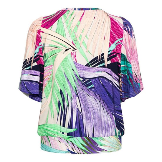 &Co Woman &co women top lindsey leaf turquoise multi - Image 2