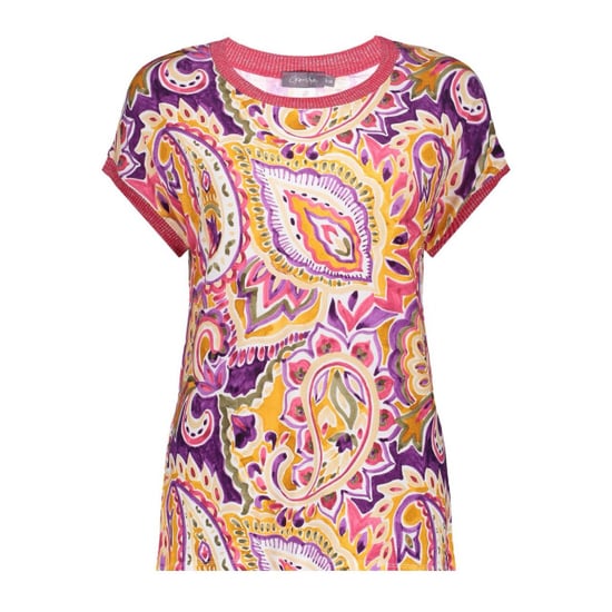 Geisha T-shirt aop fancy rib dessin - Image 1