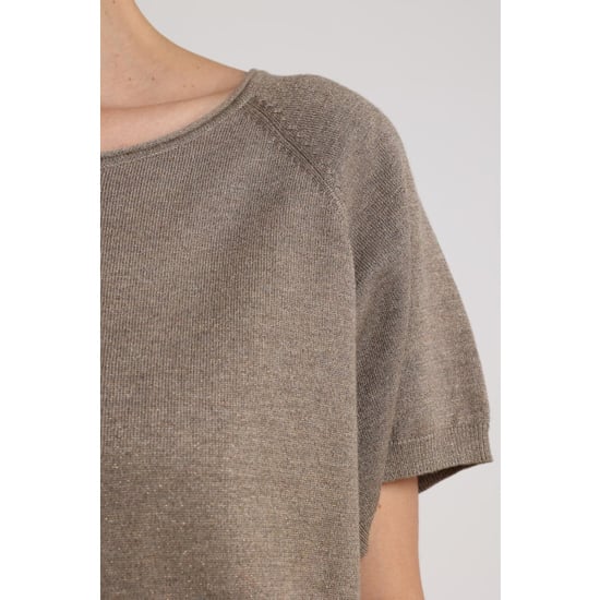 Nukus Nks01085 49 anita top lurex light fango - Image 3