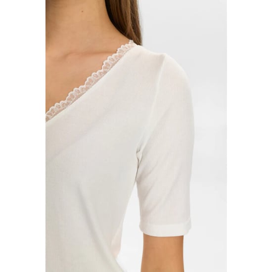 Nümph Numph nubowie lace t-shirt 9001 cloud dancer - Image 3