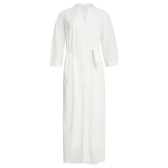 Smashed Lemon 25146 witte midi broderie anglaise jurk met - Image 4