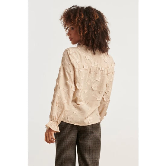 Smashed Lemon Dames3d bloemenprint top met v hals | - Image 3