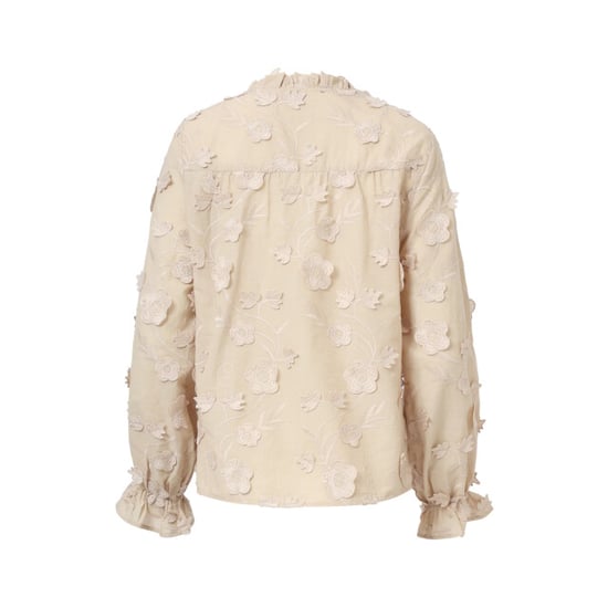 Smashed Lemon Dames3d bloemenprint top met v hals | - Image 6