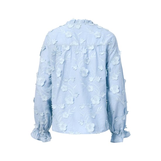 Smashed Lemon Dames3d bloemenprint top met v hals | - Image 3