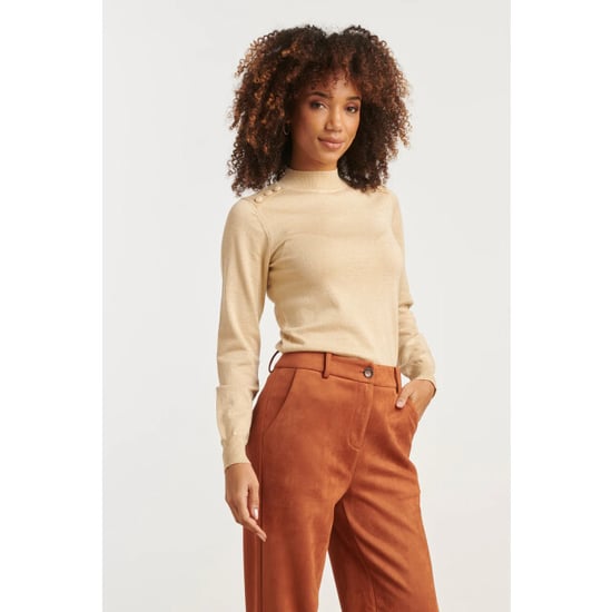 Smashed Lemon Damesgebreide top met lurex | - Image 2