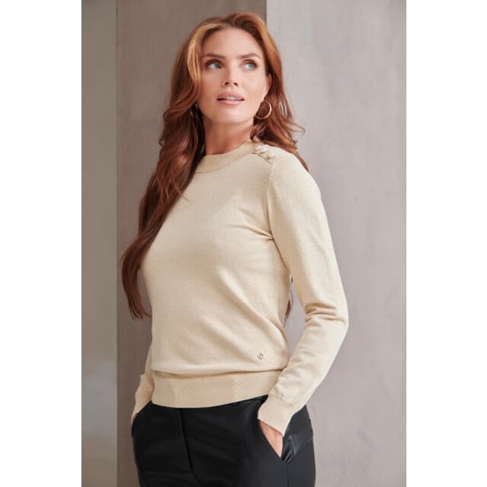 Smashed Lemon Damesgebreide top met lurex | - Image 6