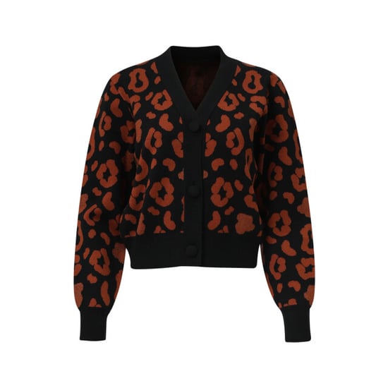 Smashed Lemon Dierenprint vest zwart en cognac | - Image 3