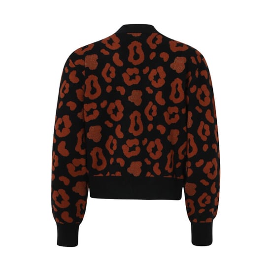 Smashed Lemon Dierenprint vest zwart en cognac | - Image 5