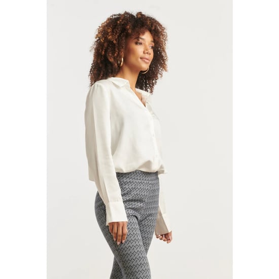 Smashed Lemon Doorknoopshirt met v hals & kraag | - Image 3