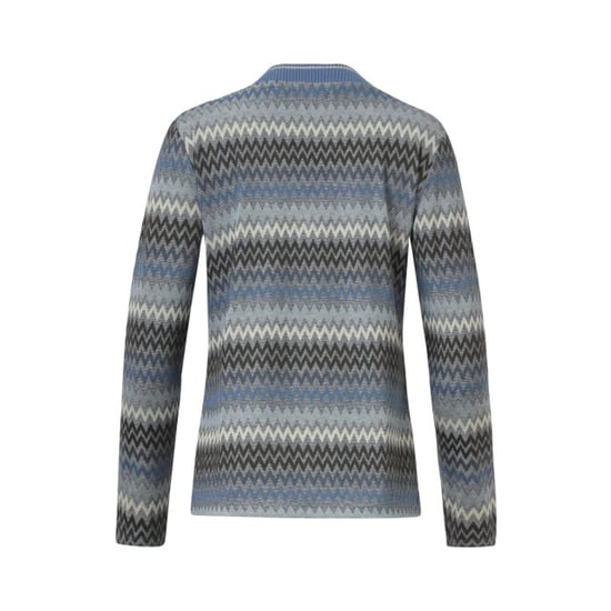 Smashed Lemon Lichtblauw en grijze top met zig-zag print | - Image 3