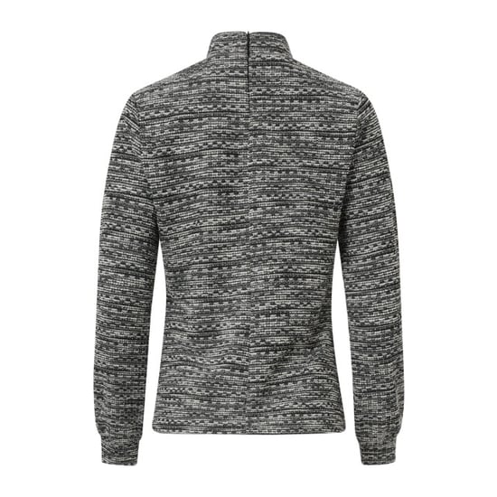 Smashed Lemon Zwart en wit top met tweedachtige stof | - Image 2
