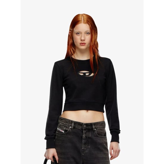 Diesel Dames sweater f-slimmy-od zwart - Image 1