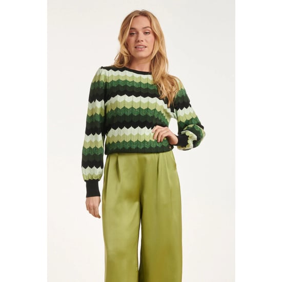 Smashed Lemon 24615 zigzag gebreide top | - Image 3