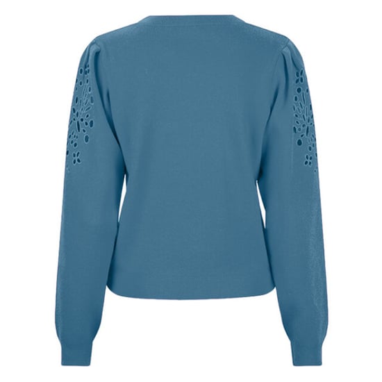 Esqualo Sweater f23-07519 embroidery petrol - Image 2