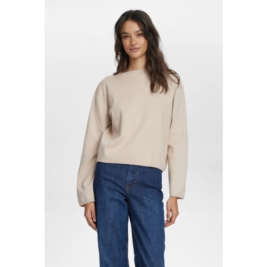 Nümph Numph 703863 nucarma crop pullover 5697 taupe gray - Image 1