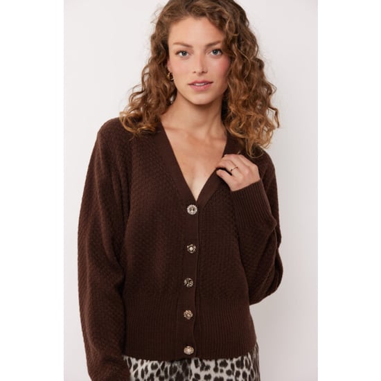 G-Maxx Dolores knitting cardigan##5; 514 dark chocola - - Image 4