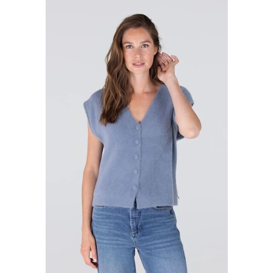 Jansen Amsterdam Chelsie gilet p204 blue grey - Image 4
