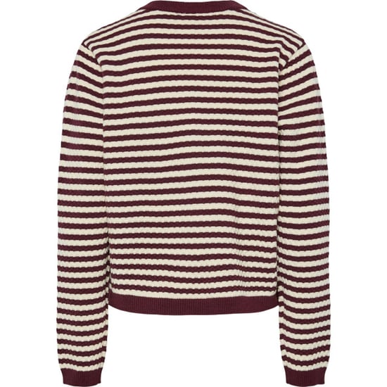 Y.A.S Yasmigo ls knit cardigan port royale/birch - Image 3