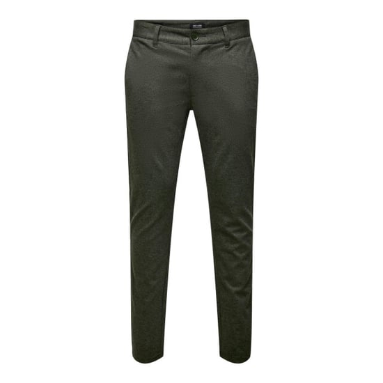 Only & Sons Onsmark tap herringbone 2911 pant n olijf - Image 1