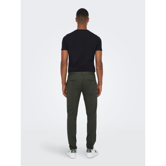 Only & Sons Onsmark tap herringbone 2911 pant n olijf - Image 2