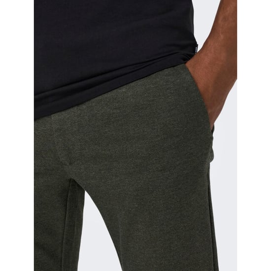 Only & Sons Onsmark tap herringbone 2911 pant n olijf - Image 3