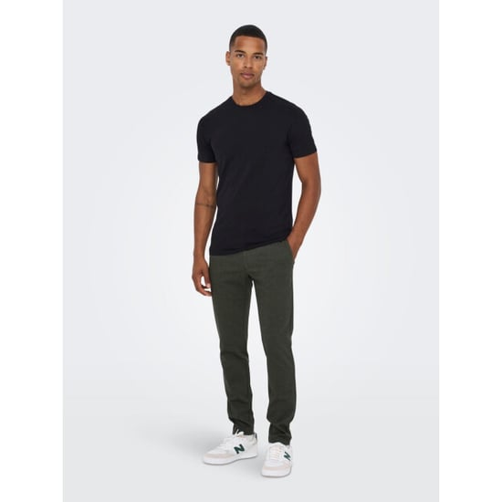 Only & Sons Onsmark tap herringbone 2911 pant n olijf - Image 5