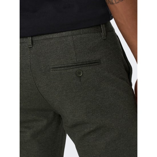 Only & Sons Onsmark tap herringbone 2911 pant n olijf - Image 6