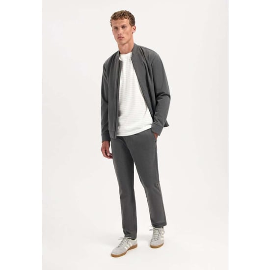 No Excess Pants chino stretch melange grey melange - Image 3