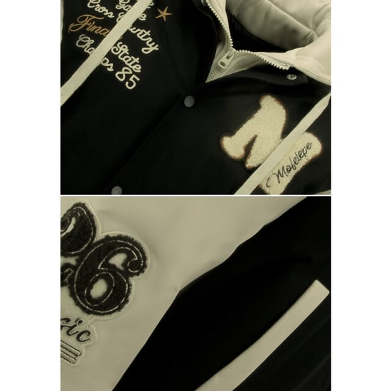 Enos Baseball jacket classic oversized met capuchon 8632 - Image 2