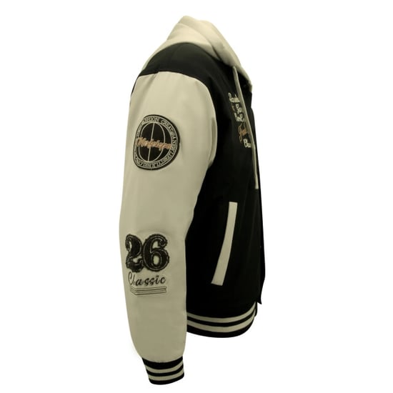 Enos Baseball jacket classic oversized met capuchon 8632 - Image 4
