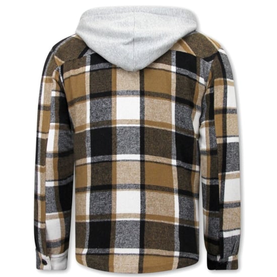Enos Houthakkers vest met capuchon bruin - Image 2