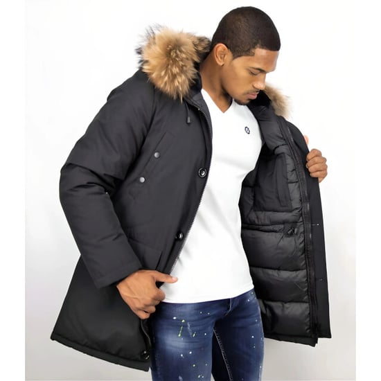 Enos Parka jas met bontkraag - Image 5