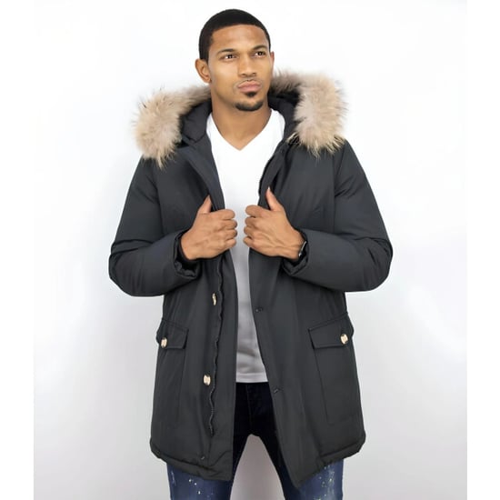 Enos Parka jas met bontkraag - Image 5