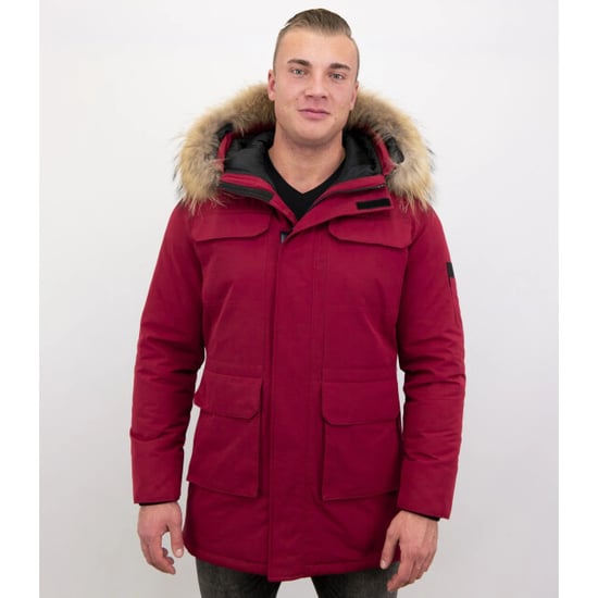 Enos Parka winterjas met grote echte bontkraag - Image 3