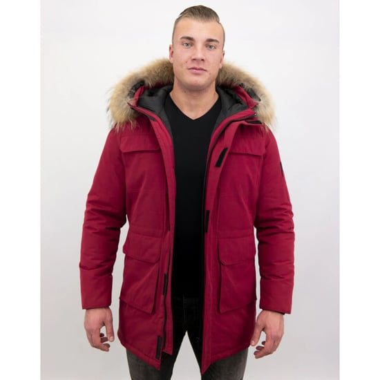 Enos Parka winterjas met grote echte bontkraag - Image 4