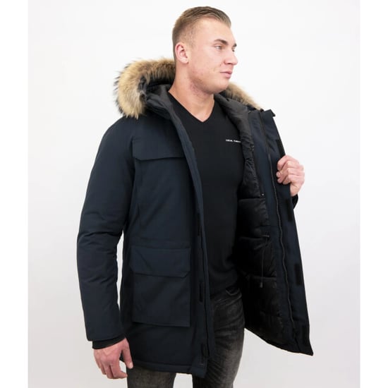 Enos Parka winterjas met grote echte bontkraag - Image 3
