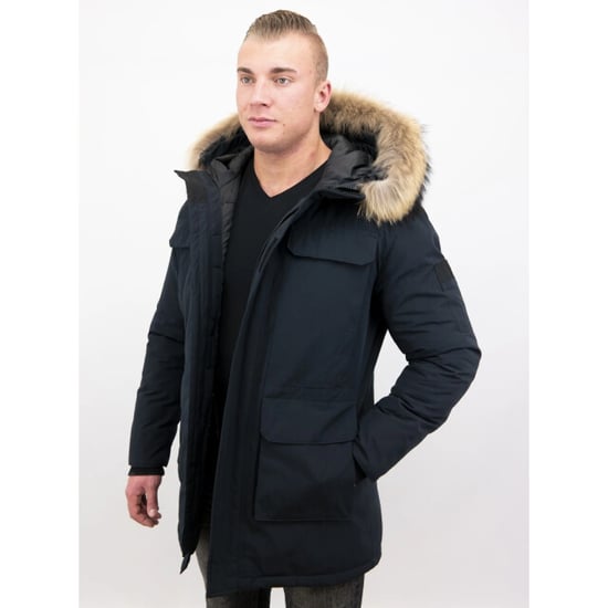 Enos Parka winterjas met grote echte bontkraag - Image 4