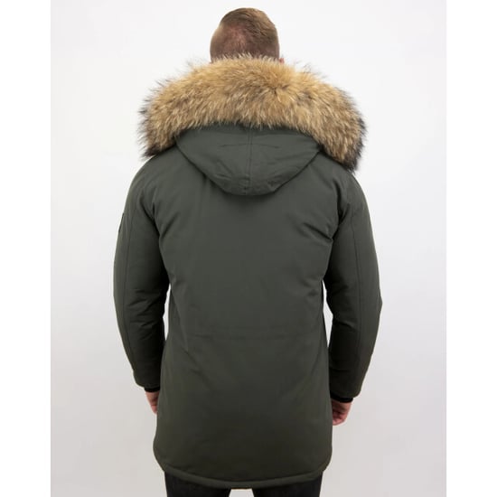 Enos Winterjas parka met grote echte bontkraag - Image 3