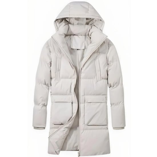 Local Fanatic Lange gedateerde puffer parka jas met afneembare capuchon 3361 - Image 5