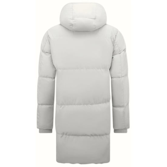 Local Fanatic Lange gedateerde puffer parka jas met afneembare capuchon 3361 - Image 6