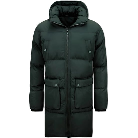 Local Fanatic Lange puffer winterjas met capuchon 3361 - Image 1