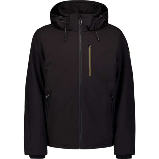 No Excess Jacket short fit hooded softshell s black - Image 3