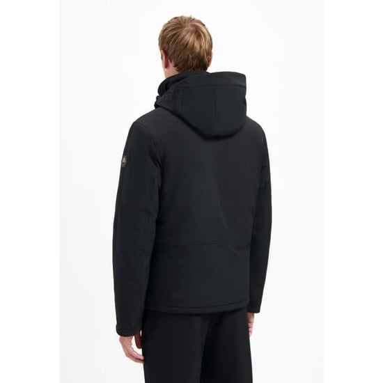 No Excess Jacket short fit hooded softshell s black - Image 4