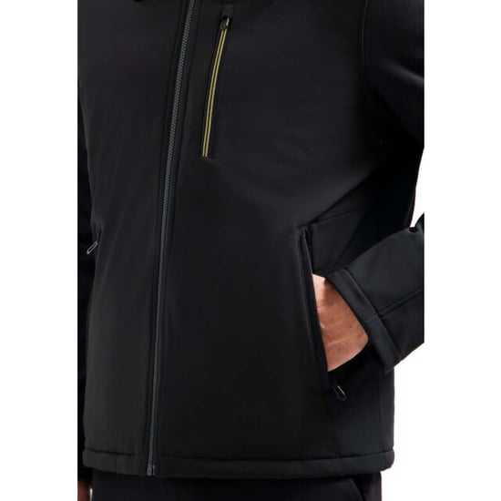 No Excess Jacket short fit hooded softshell s black - Image 5