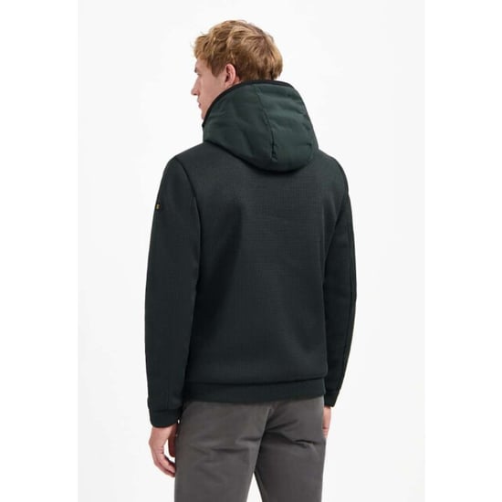No Excess Jacket short fit sealed hooded knit dark steel - Image 2